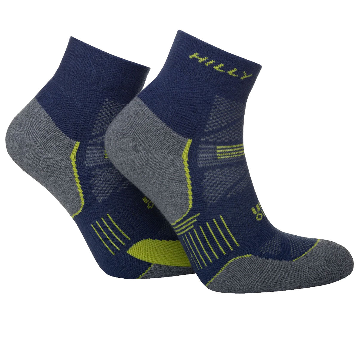 Hilly Supreme Anklet Med Socks - Mens - Midnight Navy/Grey Marl