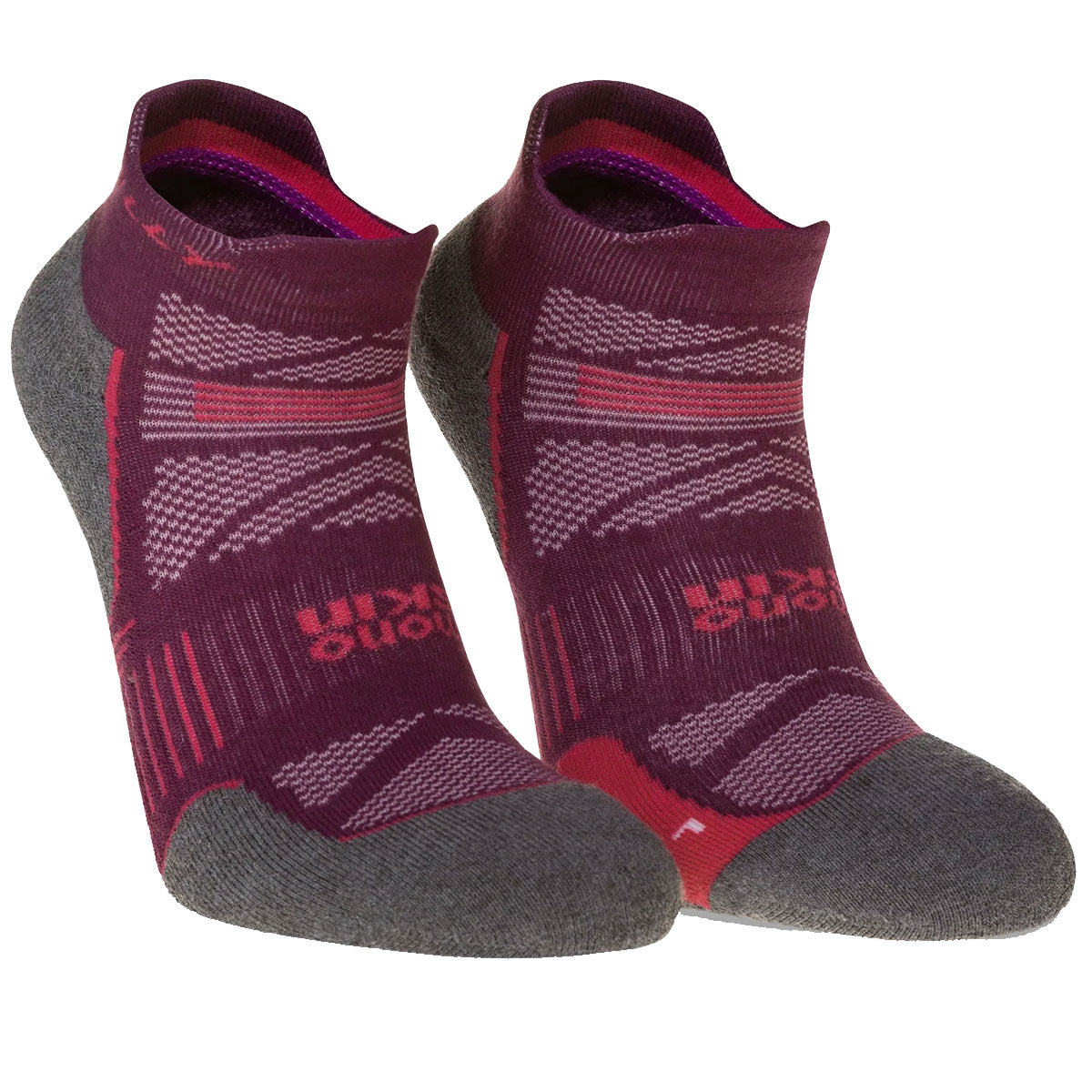 Hilly Supreme Anklet Med Socks - Womens - Elderberry/Grey Marl