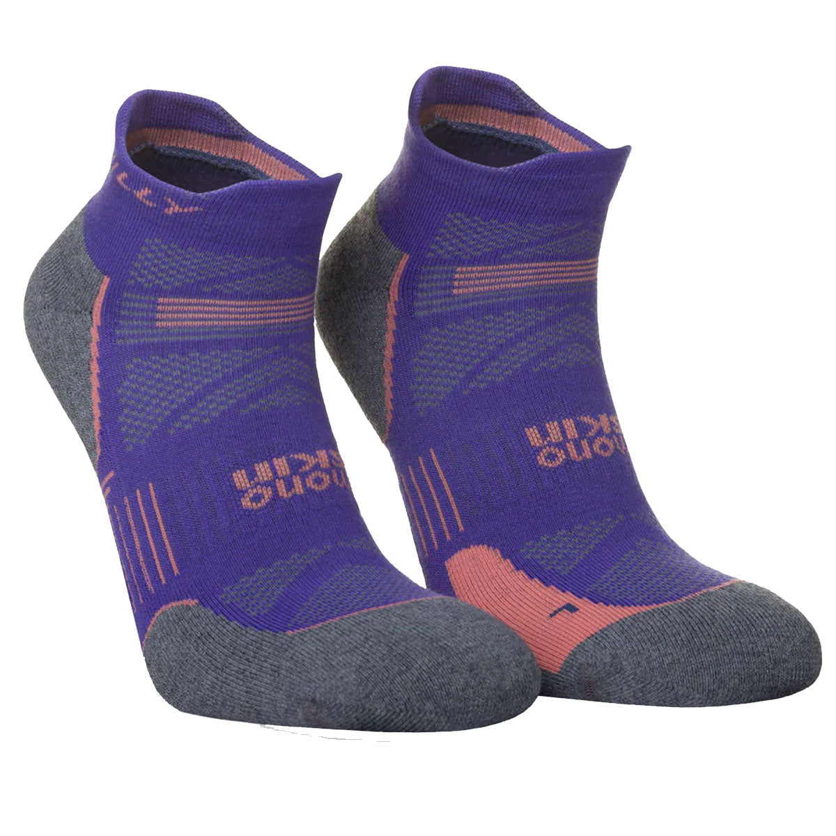 Hilly Supreme Anklet Med Socks - Womens - Plum/Grey Marl