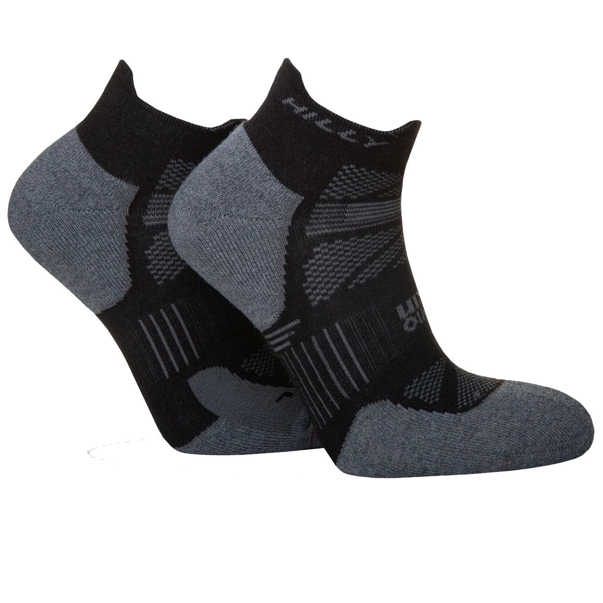 Hilly Supreme Anklet Med Socks - Mens - Black/Grey Marl
