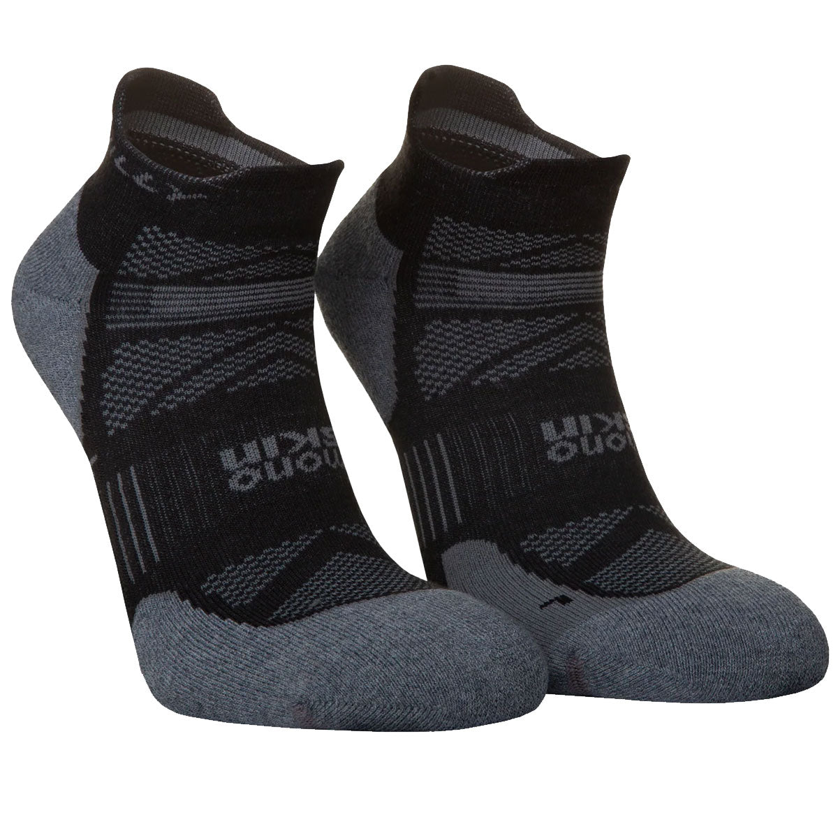 Hilly Supreme Anklet Med Socks - Mens - Black/Grey Marl