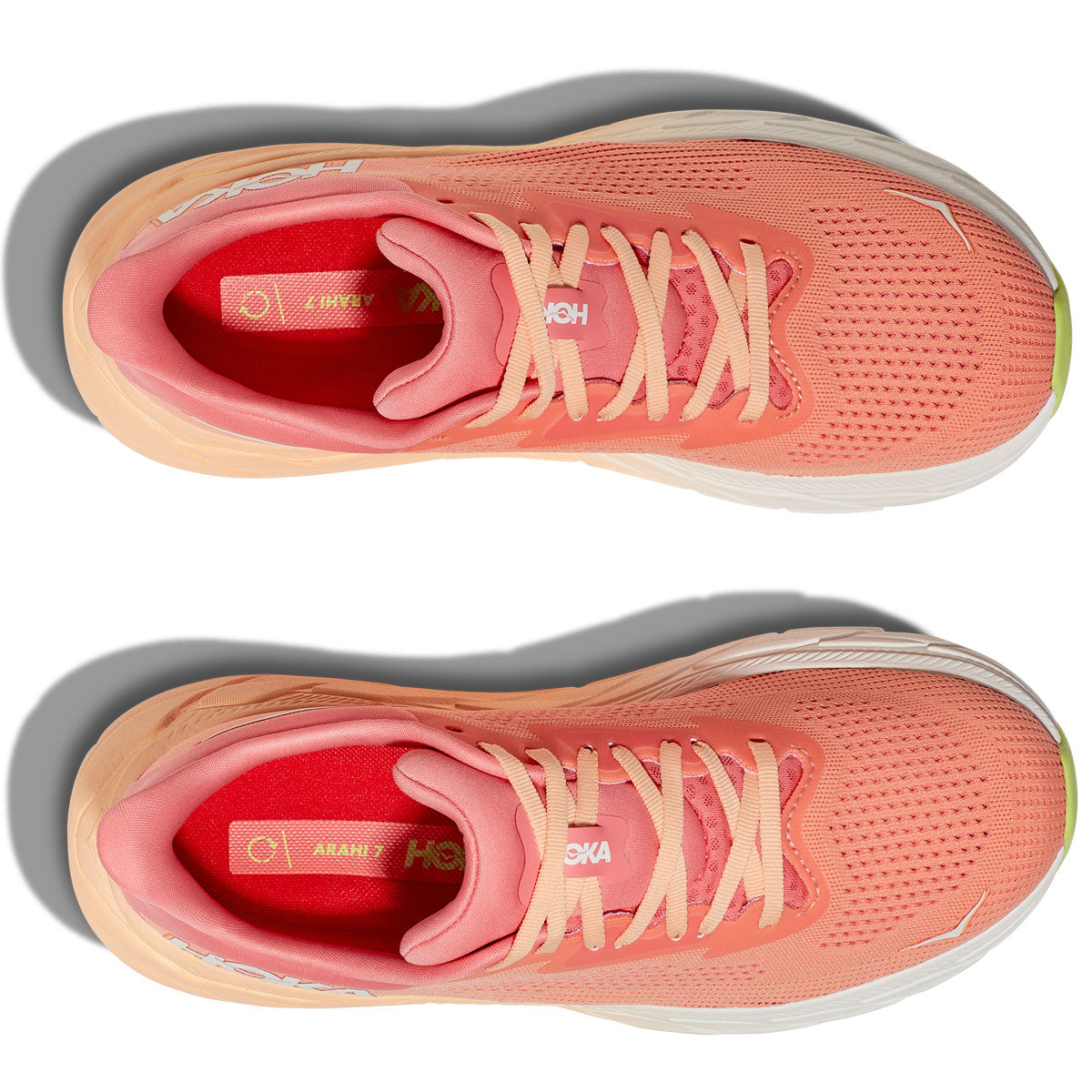 Hoka One One Arahi 7 Running Shoes - Womens - Papaya/Coral