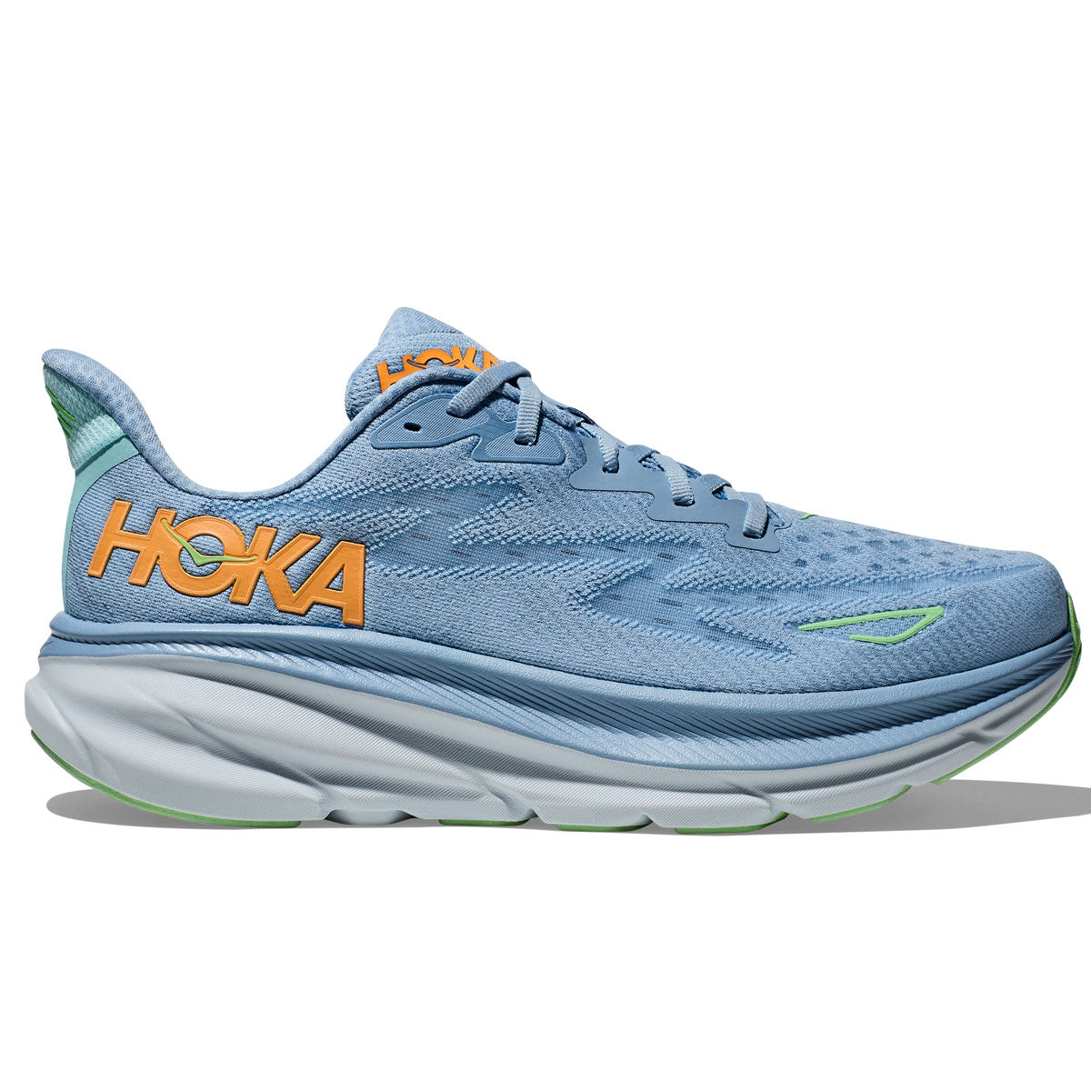 Hoka One One Clifton 9 Wide Fit Running Shoes - Mens - Dusk/Illusion
