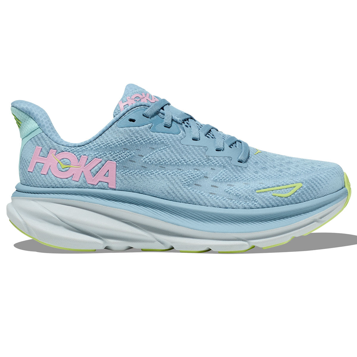 Hoka One One Clifton 9 Wide Fit Running Shoes - Womens - Dusk/Pink Twilight