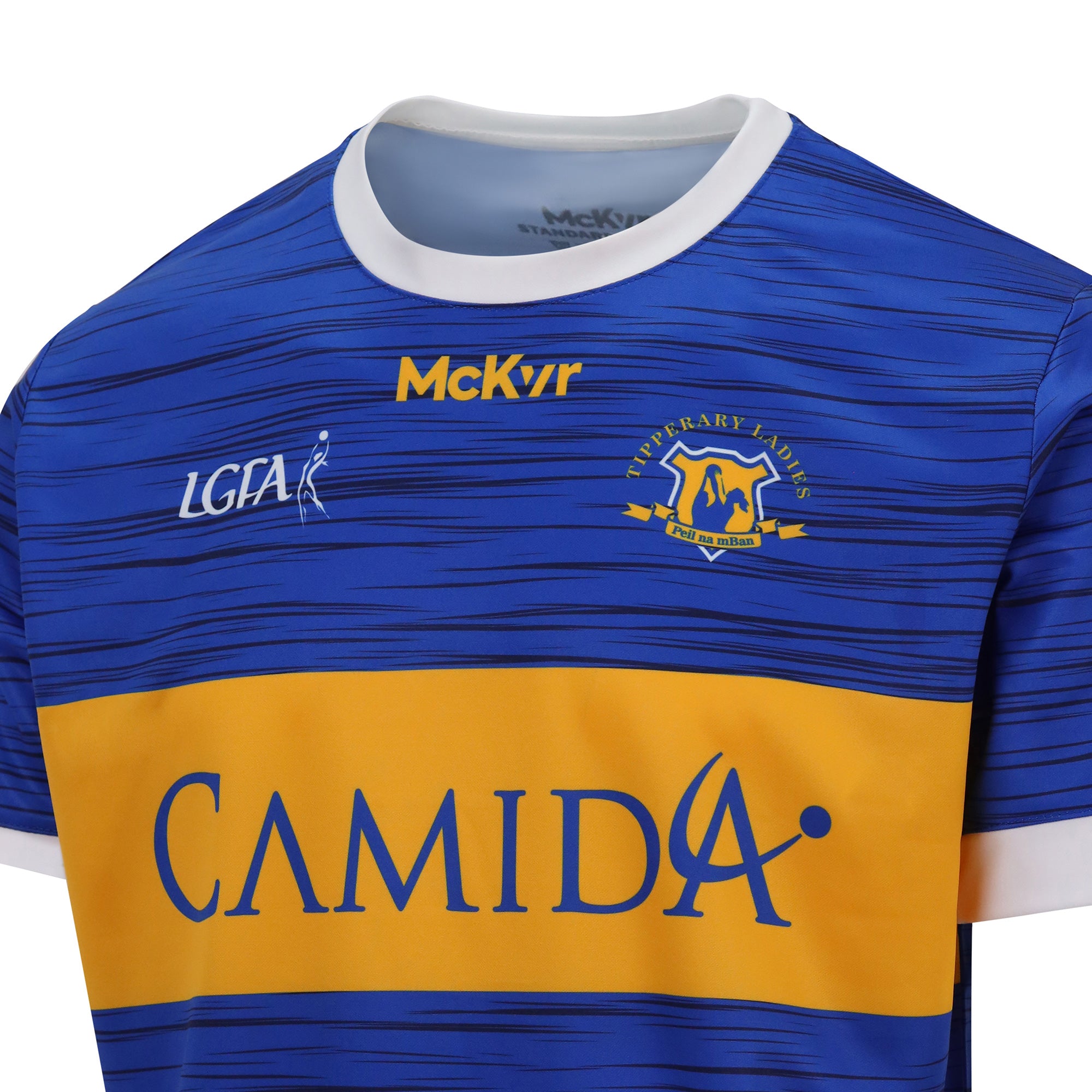 Mc Keever Tipperary Ladies LGFA Official Home Jersey - Kids - Royal/Amber
