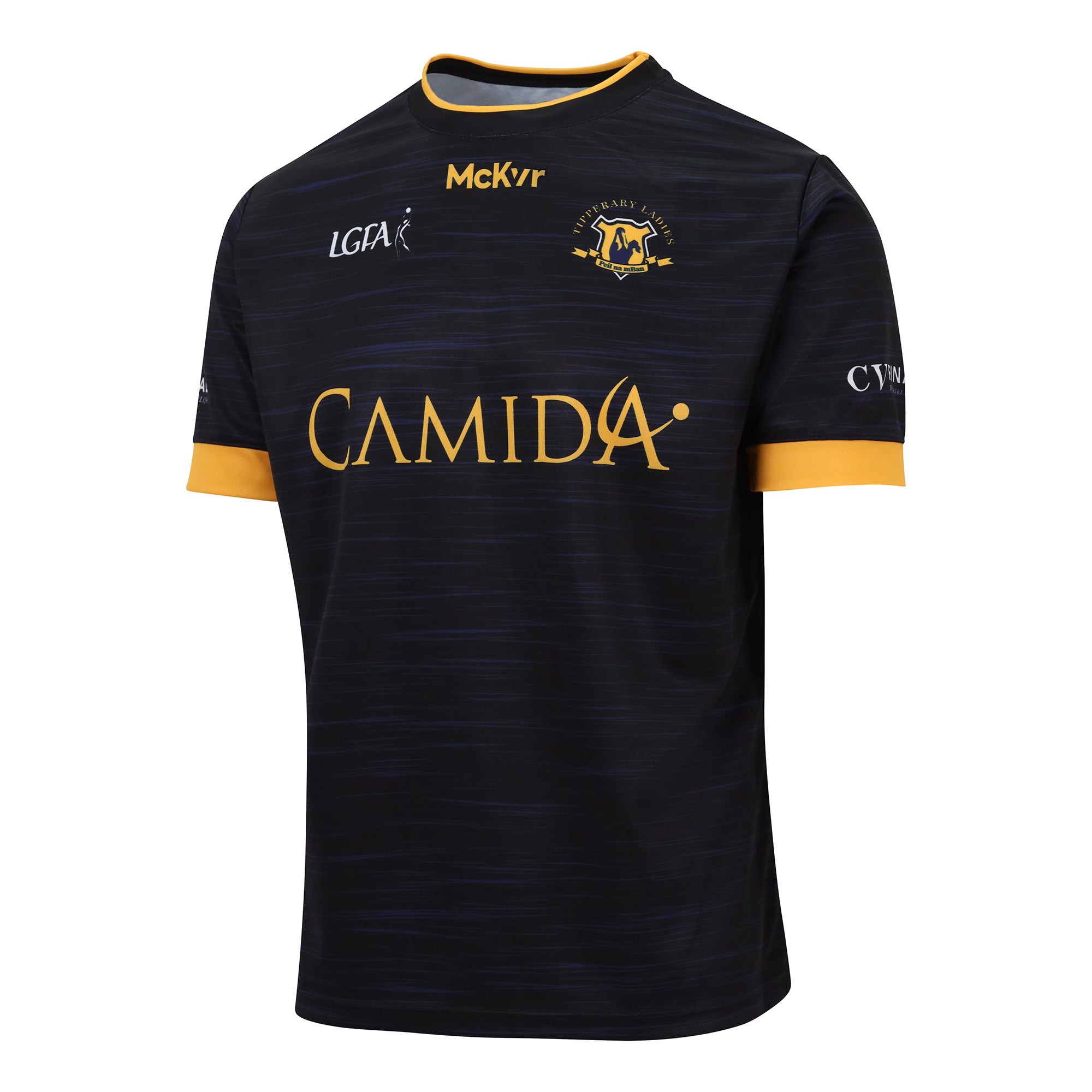 Mc Keever Tipperary Ladies LGFA Official Away Jersey - Kids - Black/Royal/Amber