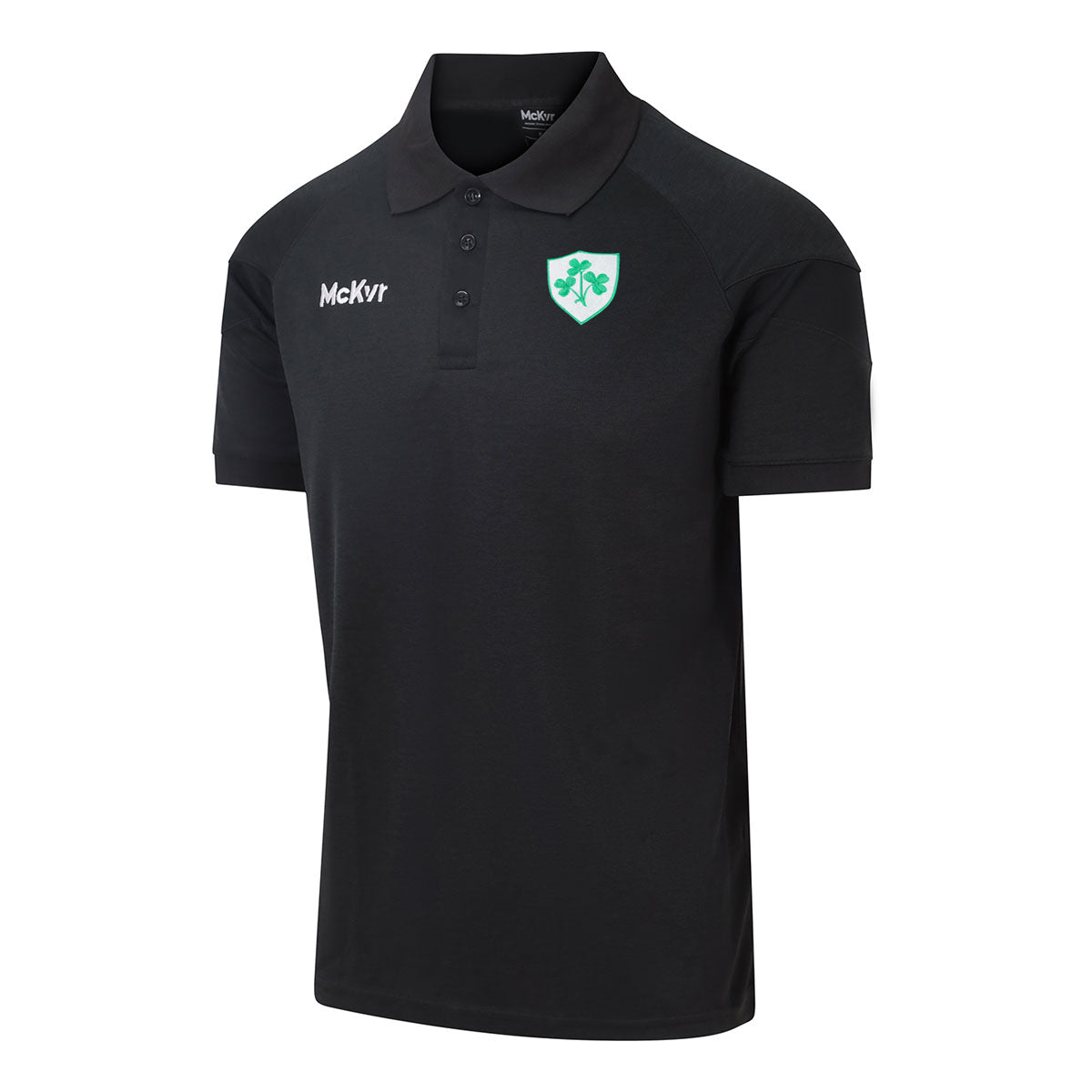 Mc Keever Ireland Supporters Core 22 Polo Top - Adult - Black