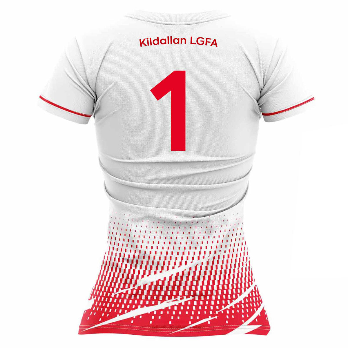 Mc Keever Kildallan LGFA Numbered Goalkeeper Jersey - Youth - White/Red