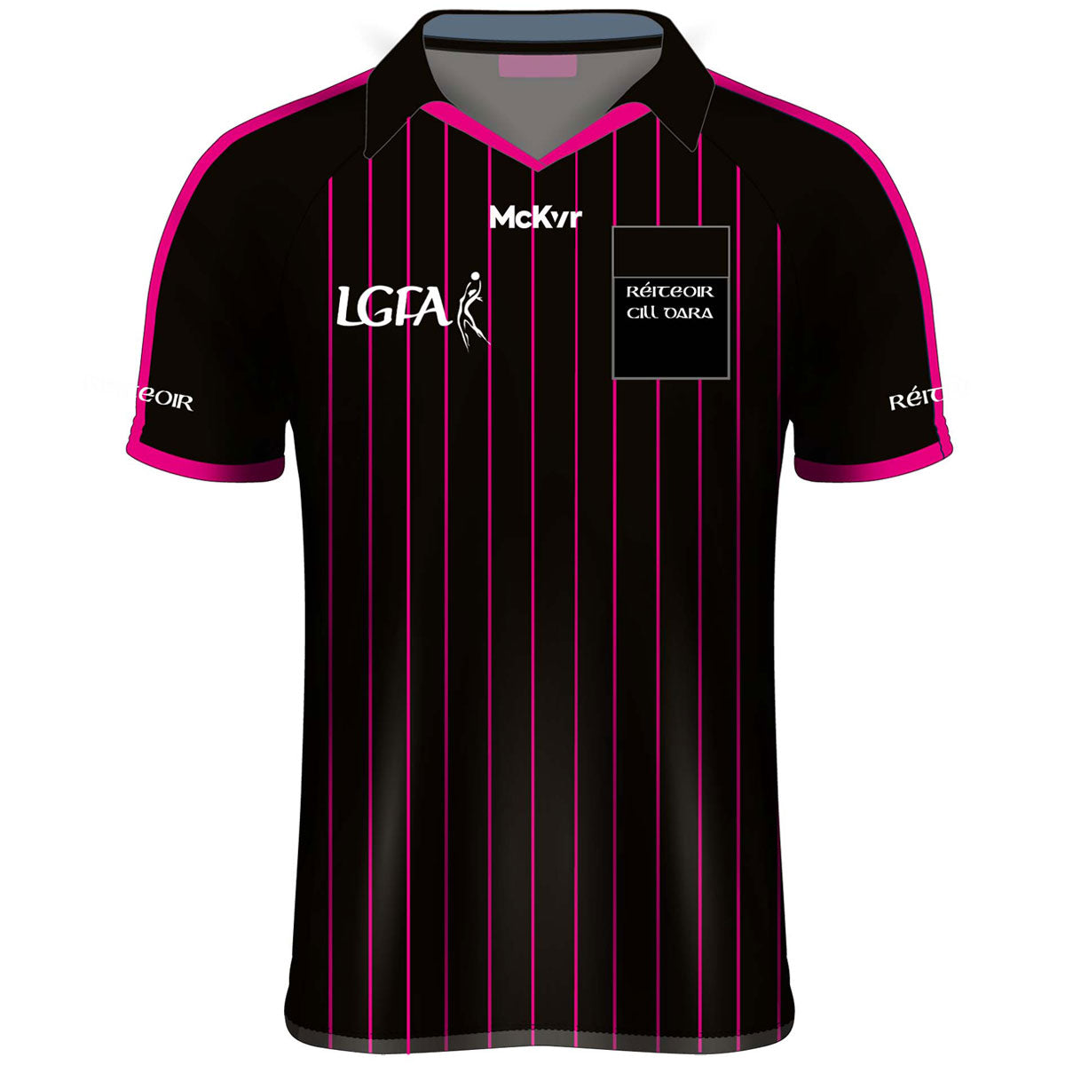 McKvr Kildare LGFA Referees Jersey - Adult - Black Player Fit