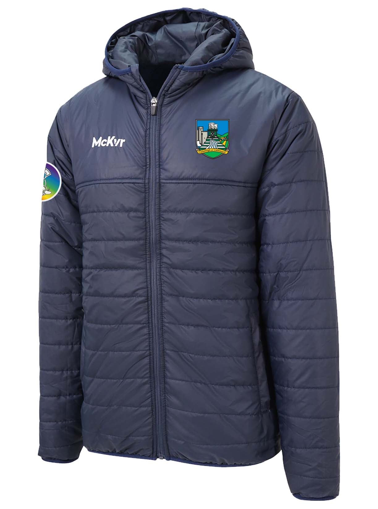 Mc Keever Limerick Camogie Official Core 22 Puffa Jacket - Adult - Navy