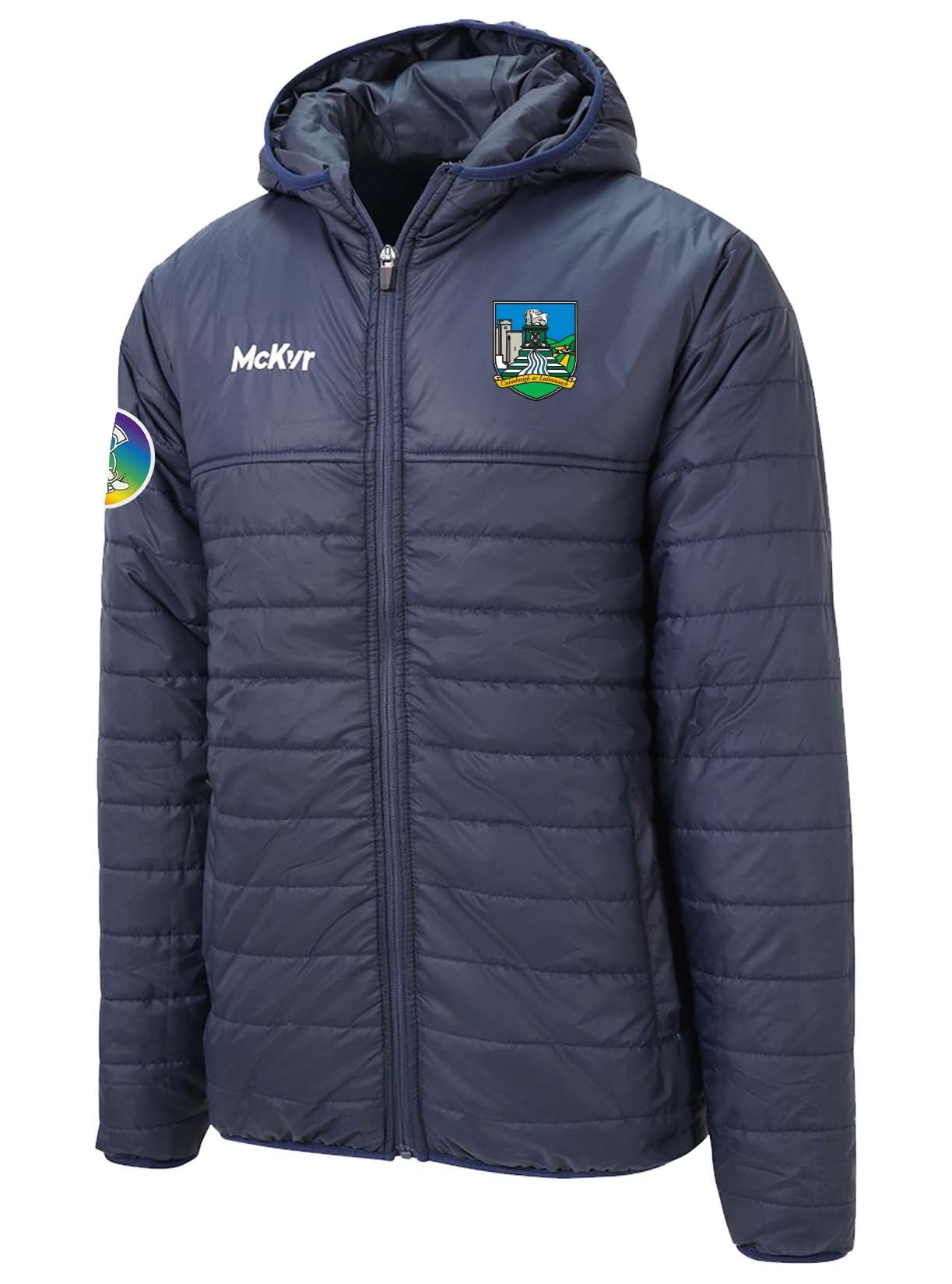 McKvr Limerick Camogie Official Core 22 Puffa Jacket - Adult - Navy