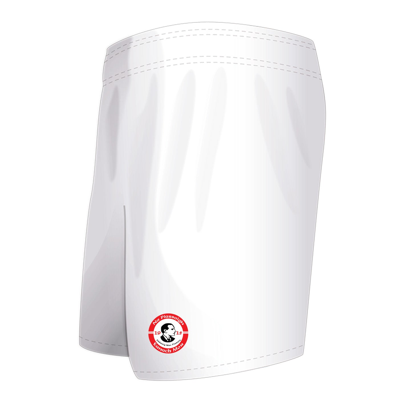 Mc Keever Na Piarsaigh Eanach Mor CLG Playing Shorts - Youth - White/Red