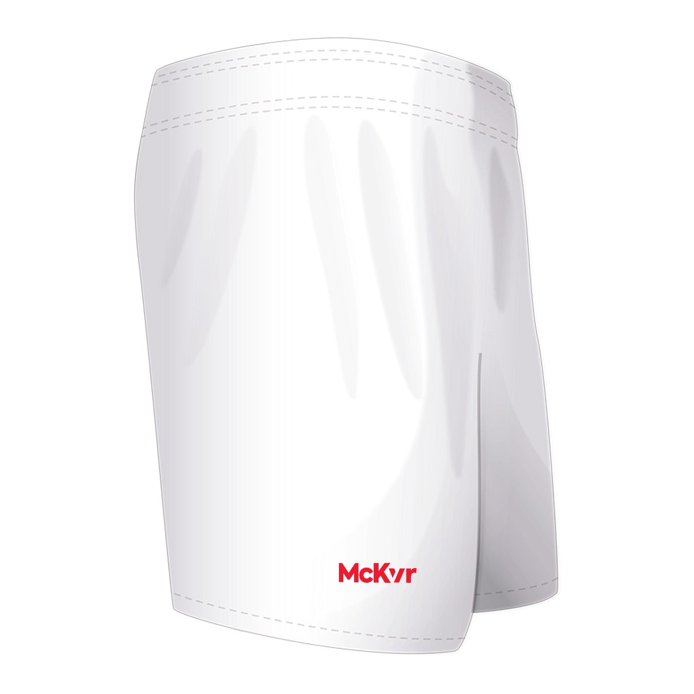 Mc Keever Na Piarsaigh Eanach Mor CLG Playing Shorts - Adult - White/Red