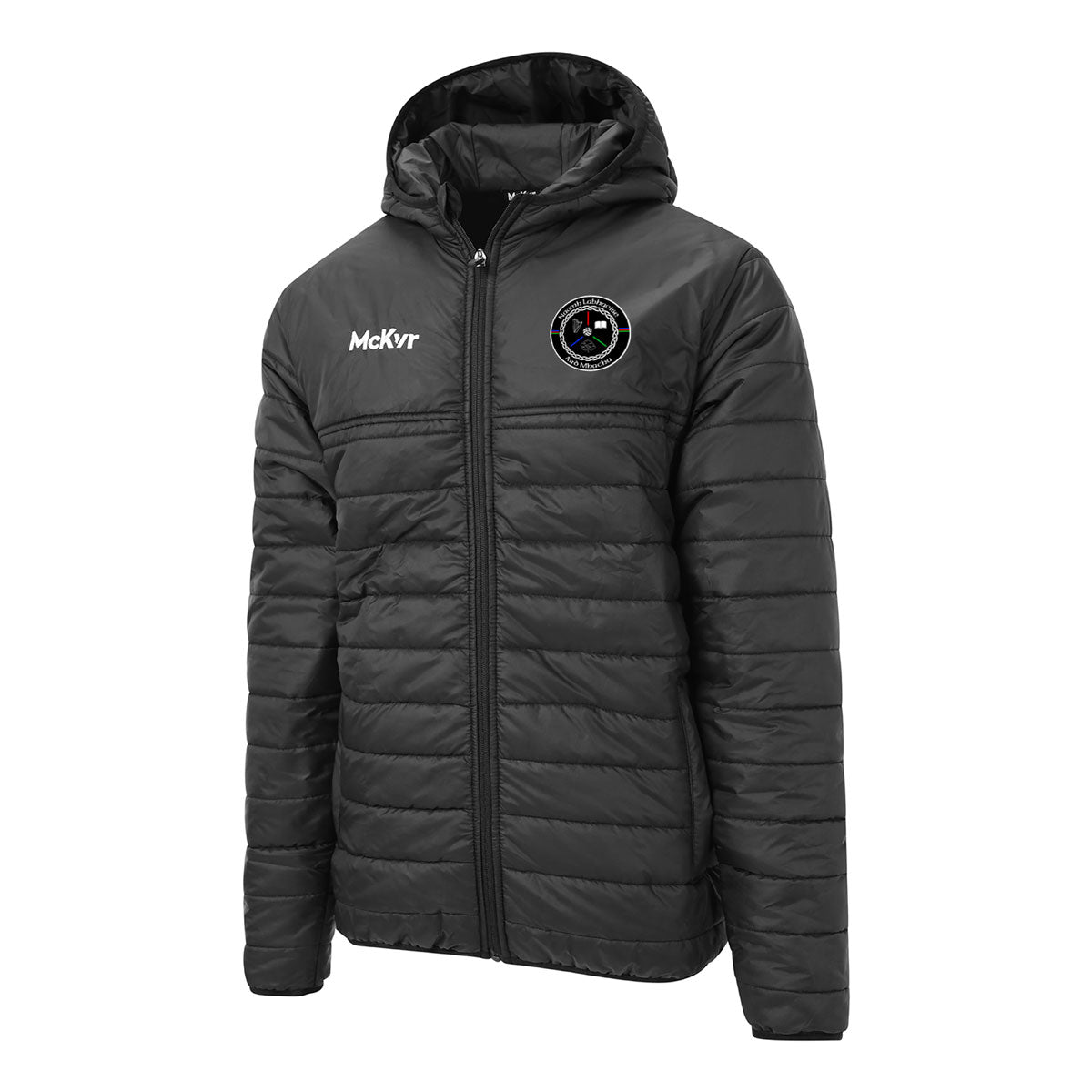 McKvr Naomh Labhaoise CLG Core 22 Puffa Jacket - Youth - Black