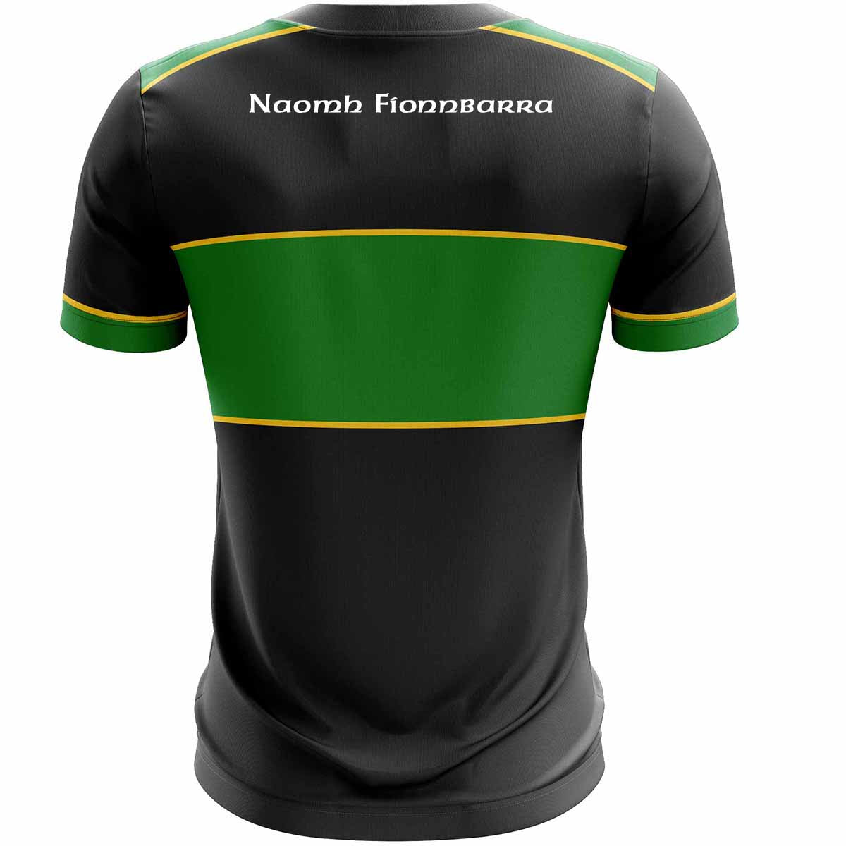 McKvr Naomh Fionnbarra & St Anne's GFG Away Jersey - Adult - Black/Green Player Fit