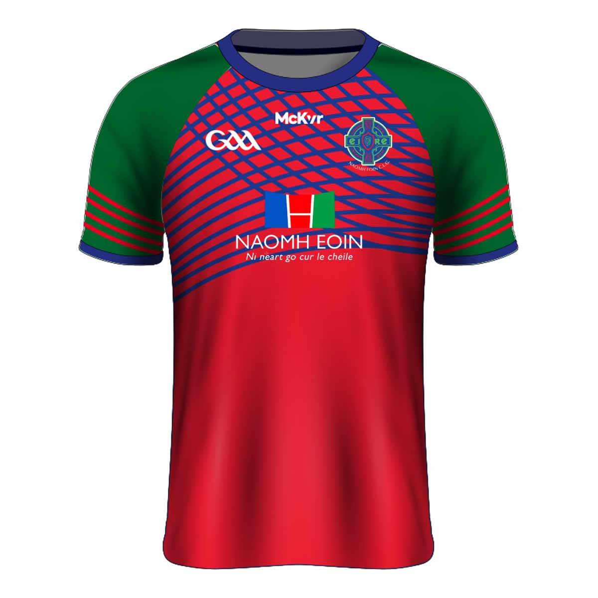 Mc Keever Naomh Eoin CLG Match Jersey - Adult - Red - Player Fit