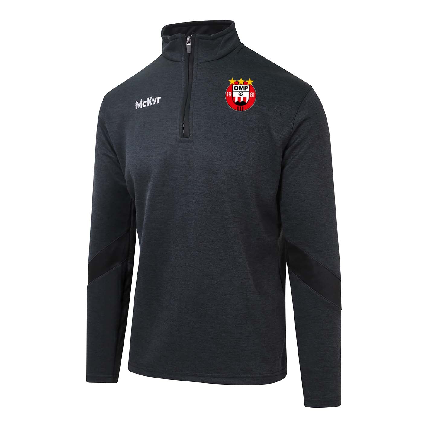 Mc Keever OMP United Core 22 1/4 Zip Top - Adult - Black