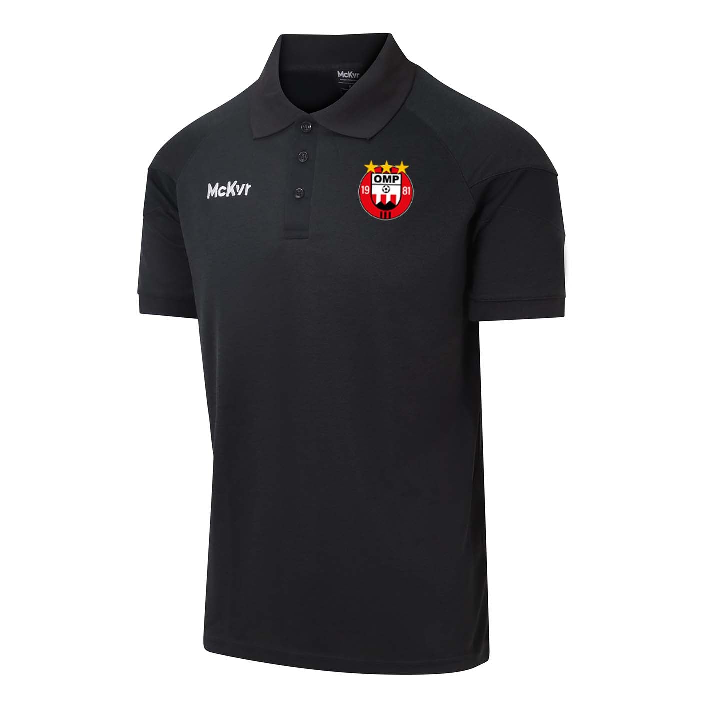 Mc Keever OMP United Core 22 Polo Top - Adult - Black