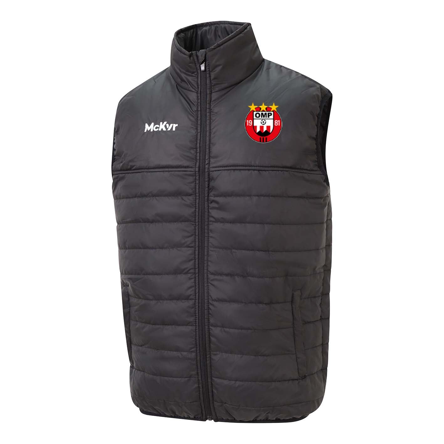 Mc Keever OMP United Core 22 Padded Gilet - Youth - Black