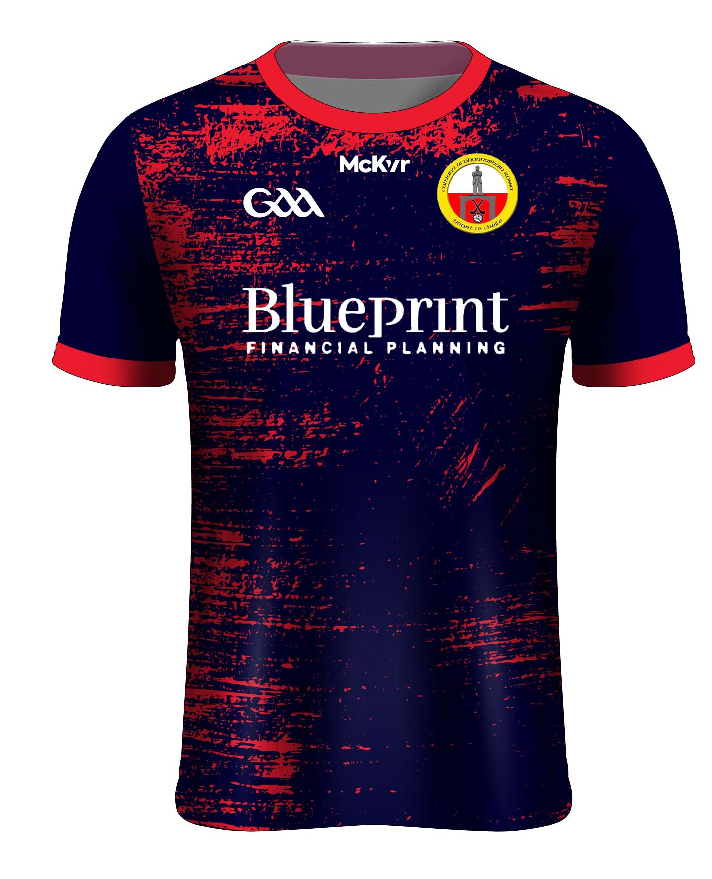 Mc Keever O'Donovan Rossa GAA Official Training Jersey - Mens - Navy/Red