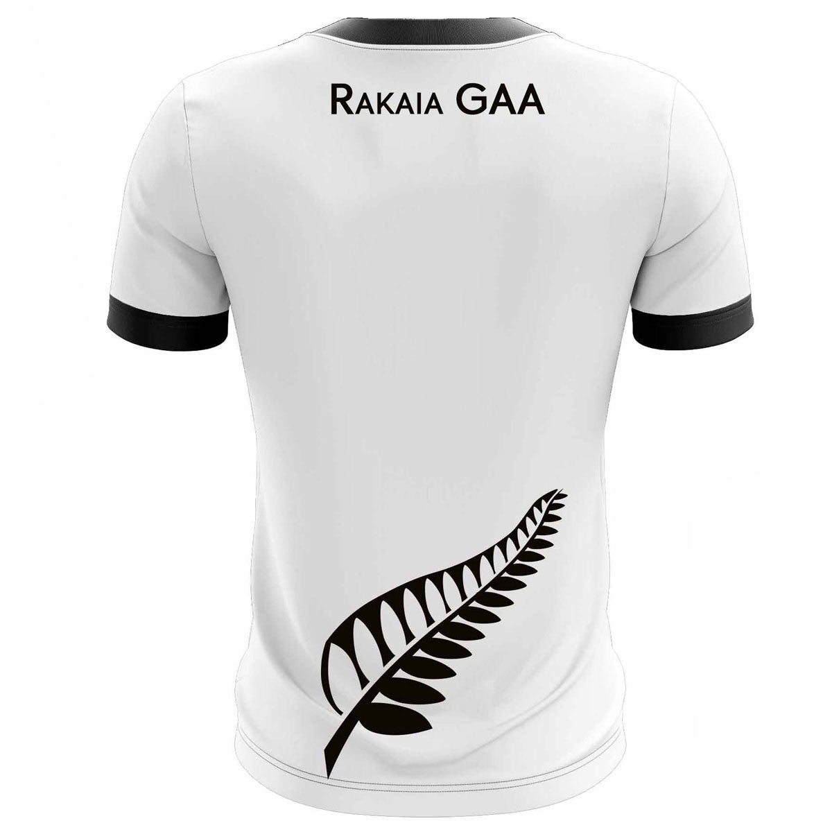 McKvr Rakaia GAA Goalkeeper Jersey - Adult - White/Black Player Fit