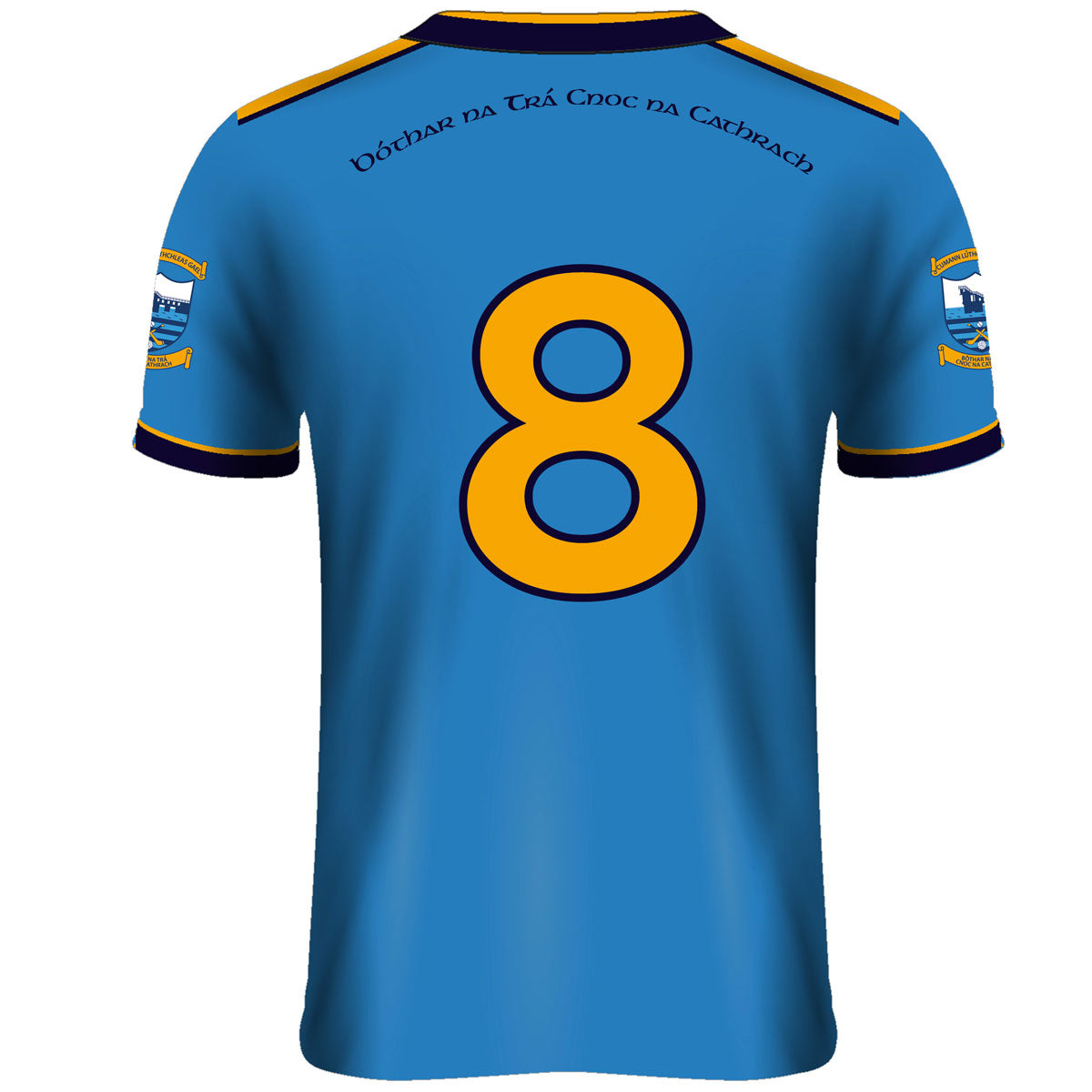 Mc Keever Salthill Knocknacarra GAA Numbered Home Jersey - Youth - Blue