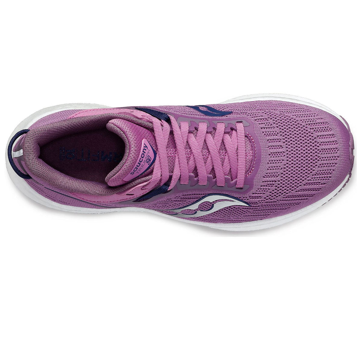 Saucony Triumph 21 Running Shoes - Womens - Grape/Indigo