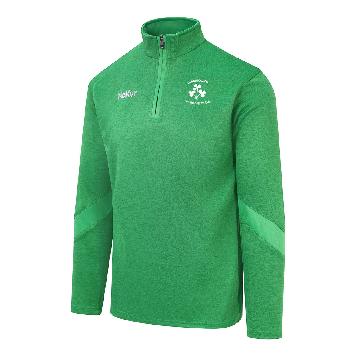 Mc Keever Shamrocks Camogie - Galway Core 22 1/4 Zip Top - Youth - Green
