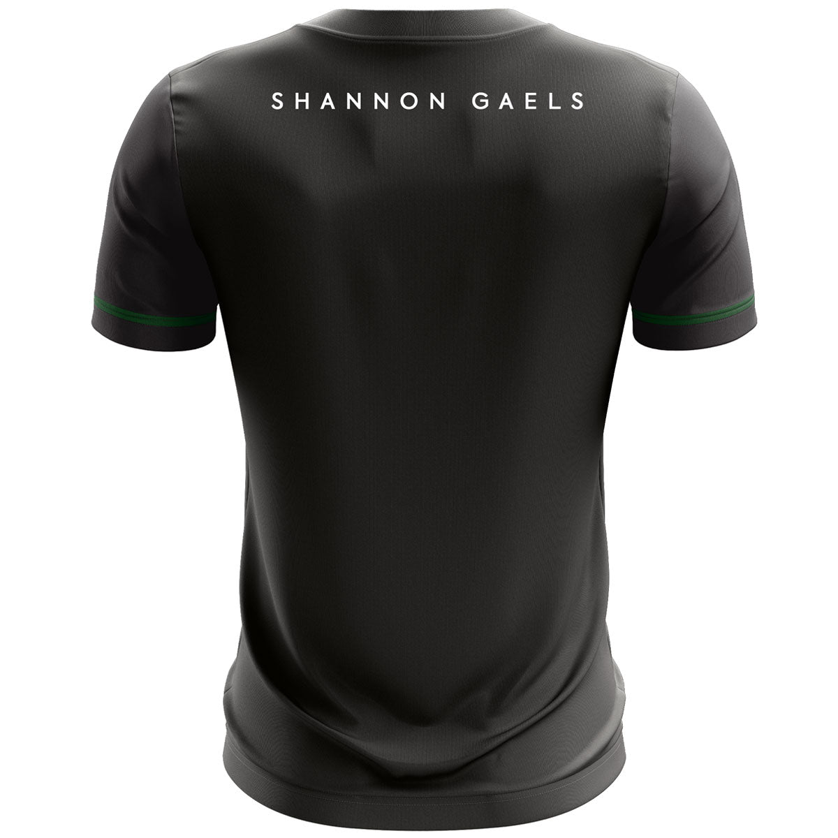 Mc Keever Shannon Gaels GAA Training Plain Jersey - Adult - Black Player Fit