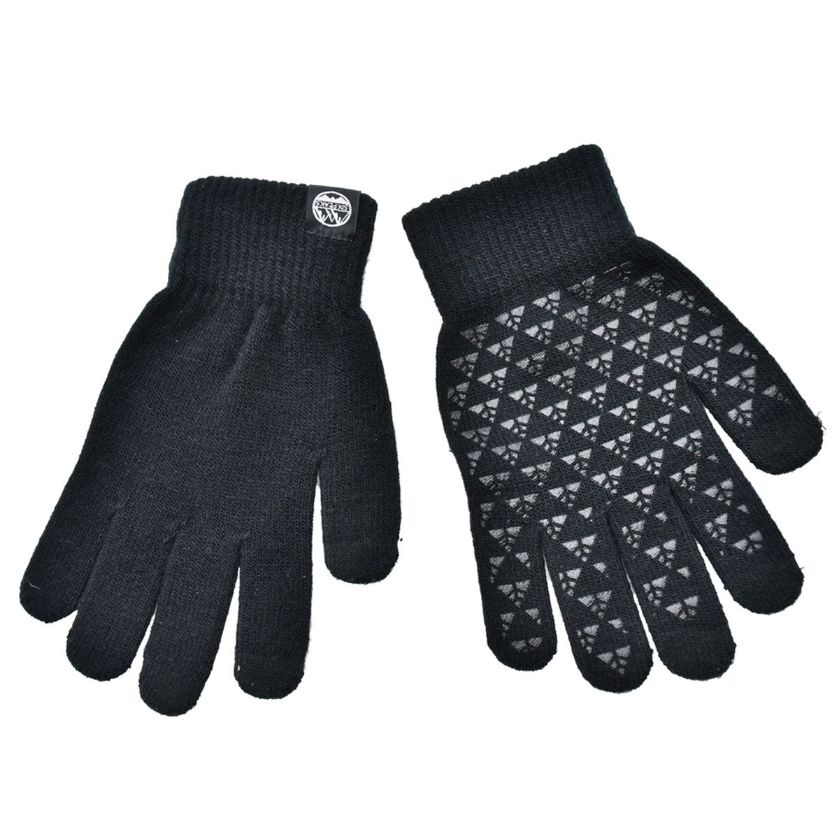 Six Peaks Winter Knitted Gloves - Adult - Black