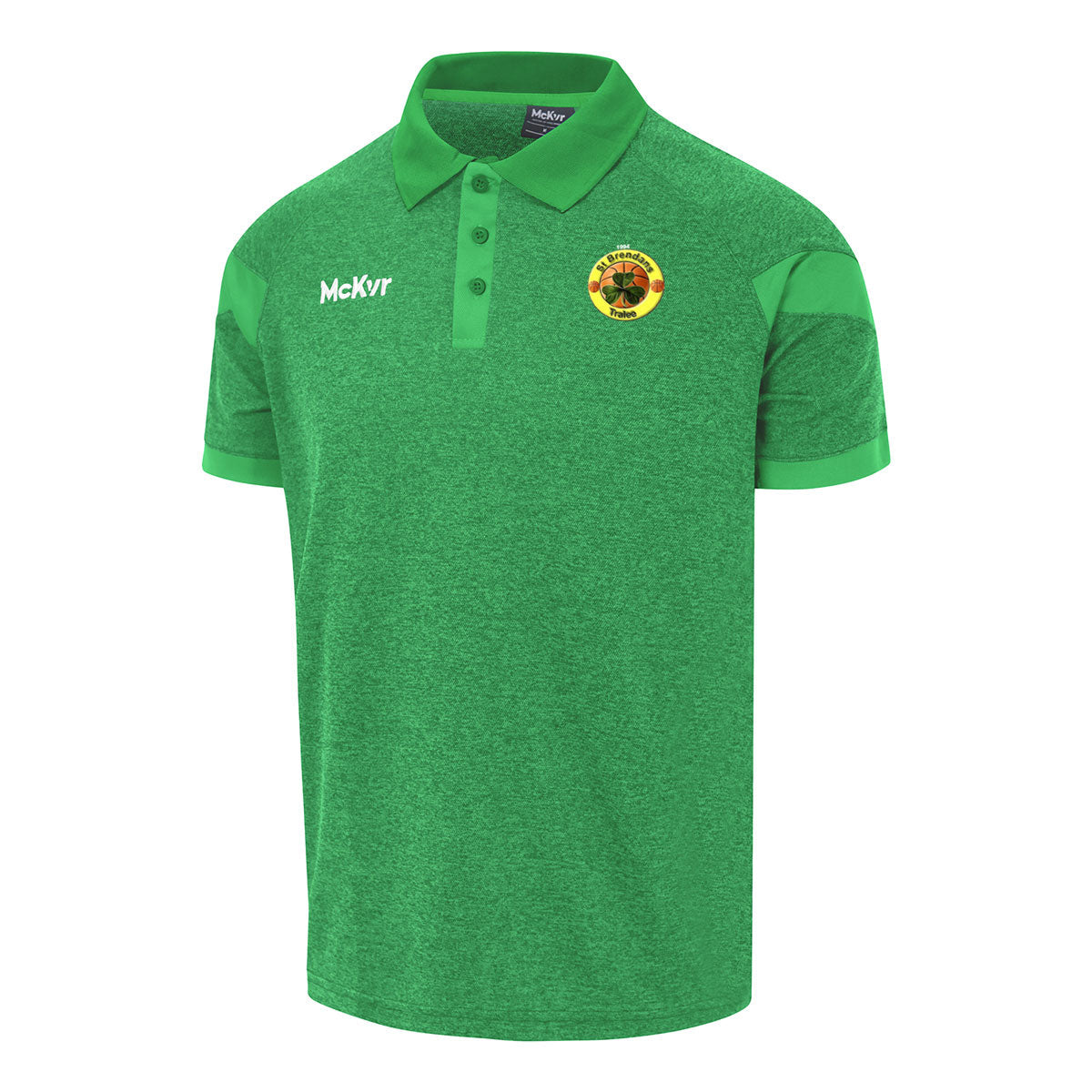 Mc Keever St Brendans Basketball Core 22 Polo Top - Adult - Green