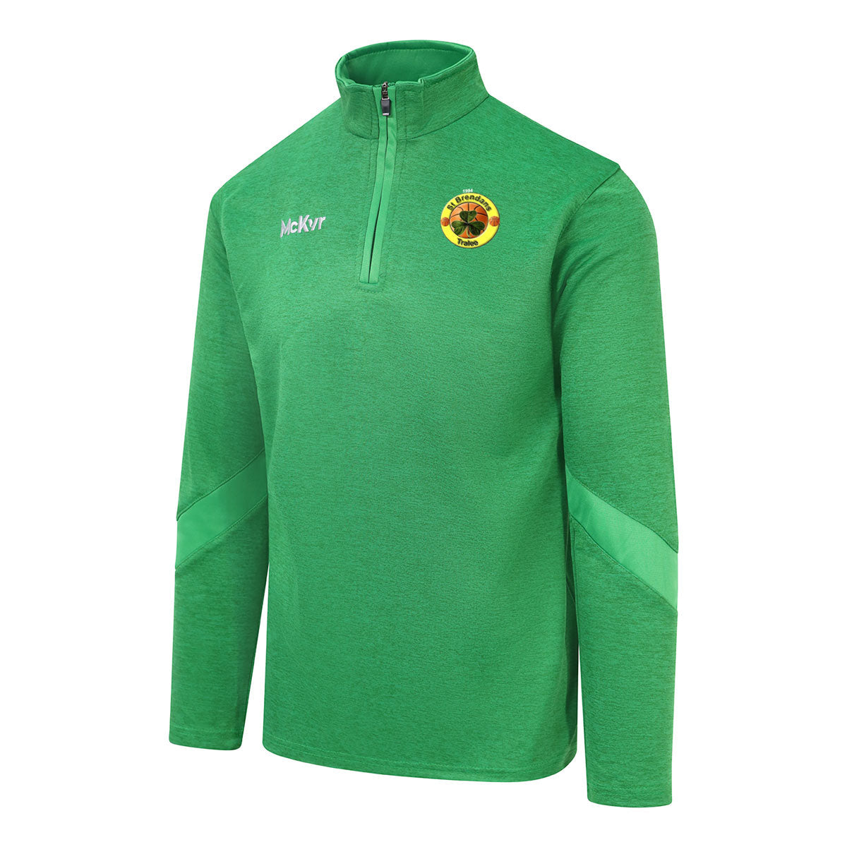 Mc Keever St Brendans Basketball Core 22 1/4 Zip Top - Adult - Green