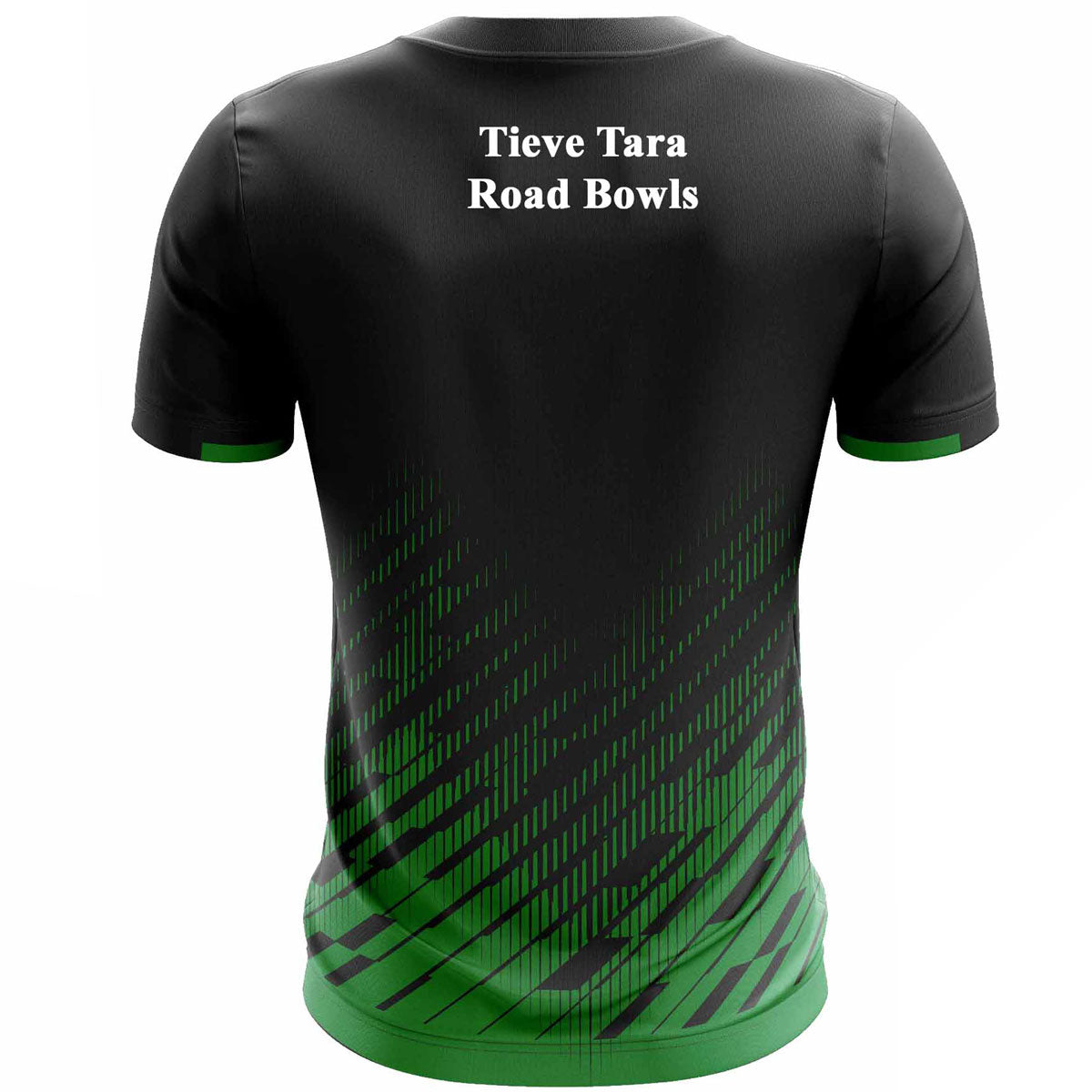 McKvr Tieve Tara Road Bowls Jersey - Adult - Black/Green Player Fit