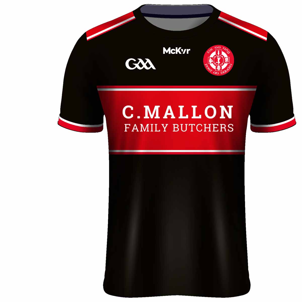 Mc Keever Tir na nOg GAA Alternate Jersey - Youth - Black