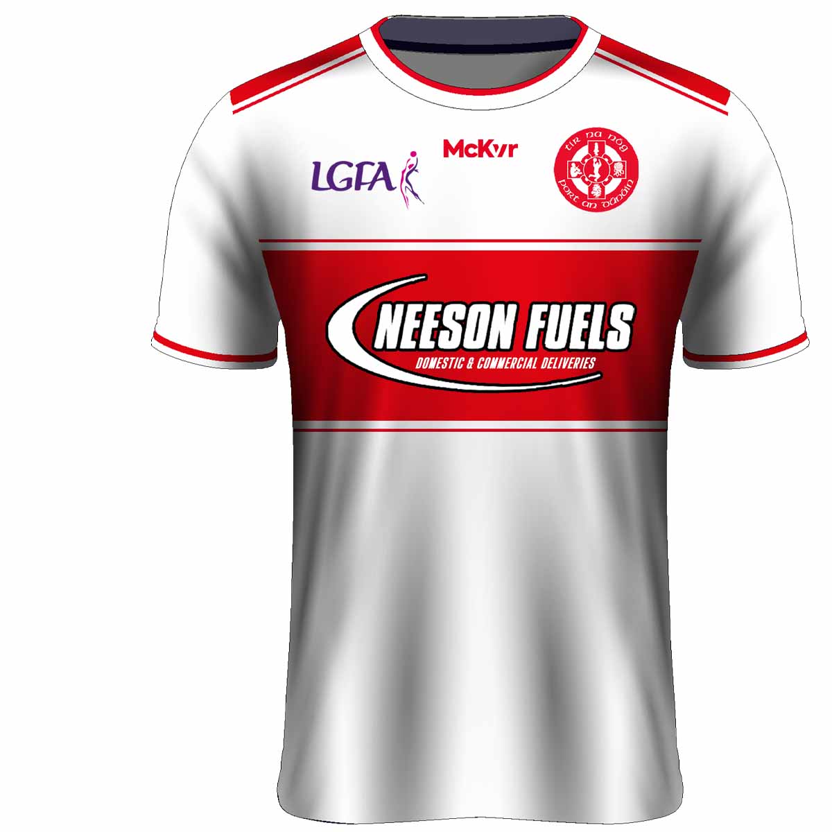 Mc Keever Tir na nOg LGFA Playing Jersey - Womens - White