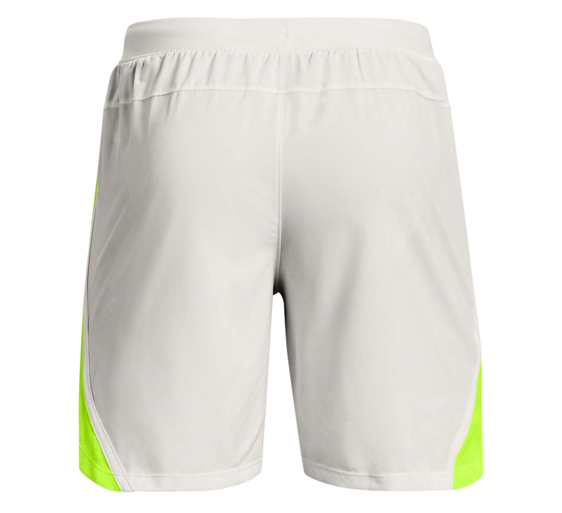 Under Armour Launch Run 7 inch Shorts - Mens - Grey Mist/Lime Surge