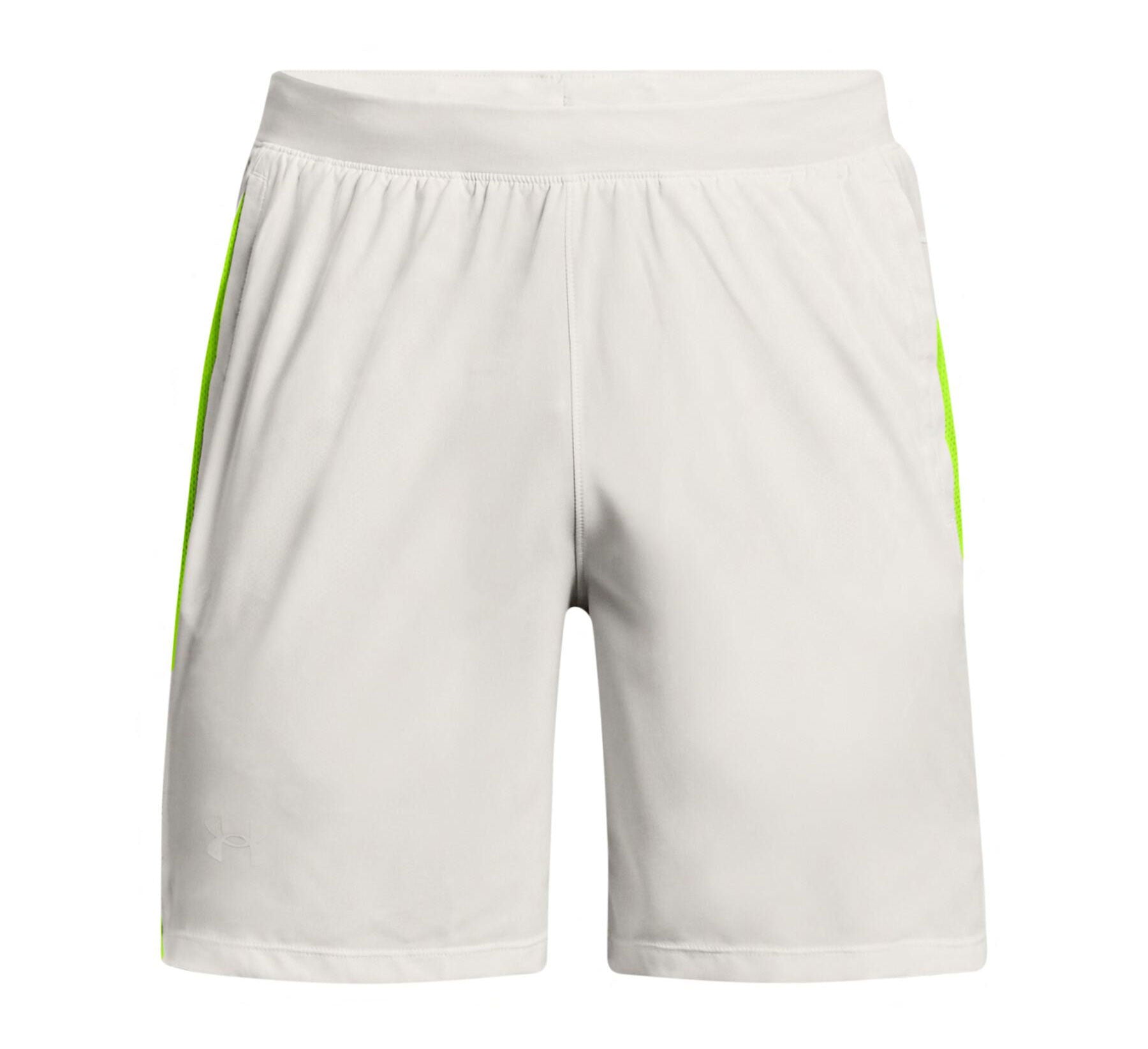 Under Armour Launch Run 7 inch Shorts - Mens - Grey Mist/Lime Surge