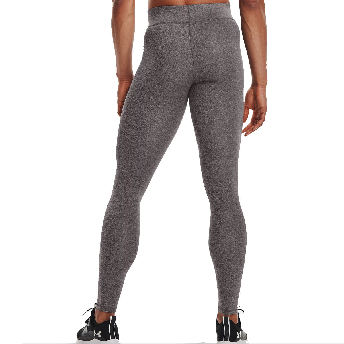 Under Armour Authentics Leggings - Womens - Charcoal Light Heather/Black