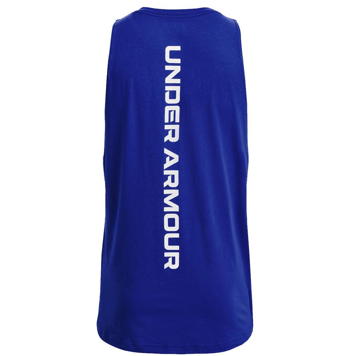 Under Armour Baseline Cotton Tank Top - Mens - Royal/White