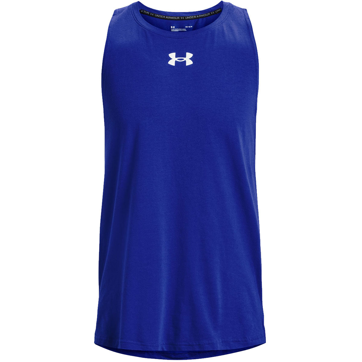 Under Armour Baseline Cotton Tank Top - Mens - Royal/White