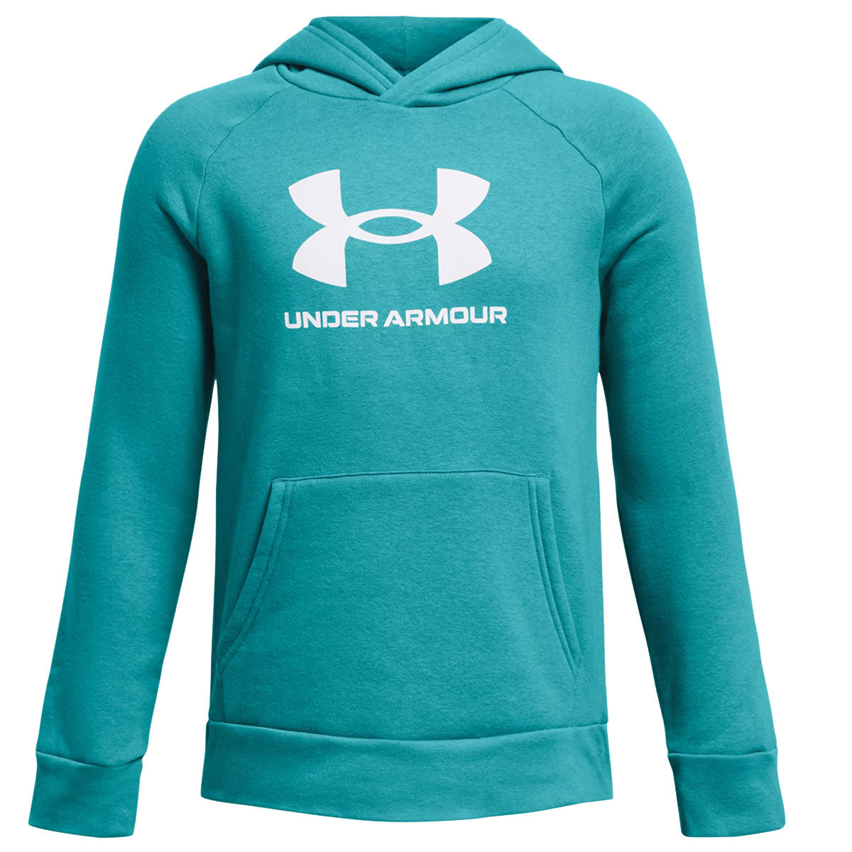 Under Armour Rival Fleece BL Hoodie - Boys - Circuit Teal/White