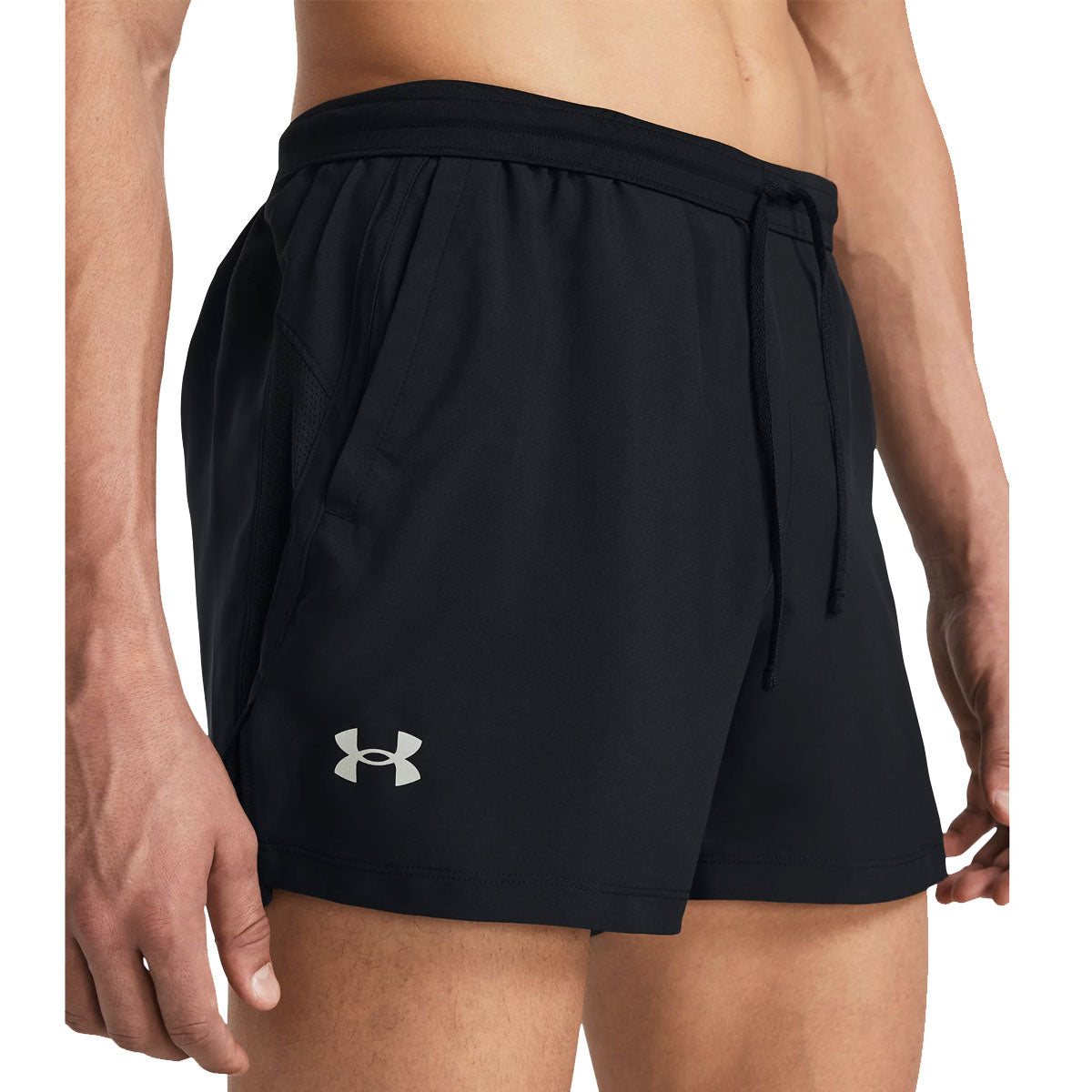 Under Armour Launch 5 inch Running Shorts - Mens - Black/Reflective