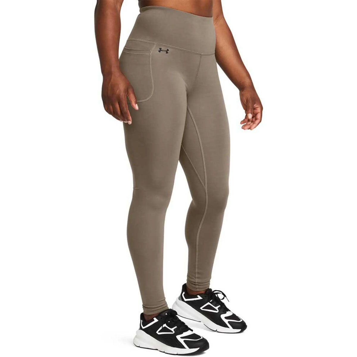 Under Armour Motion Leggings - Womens - Taupe Dusk/Black