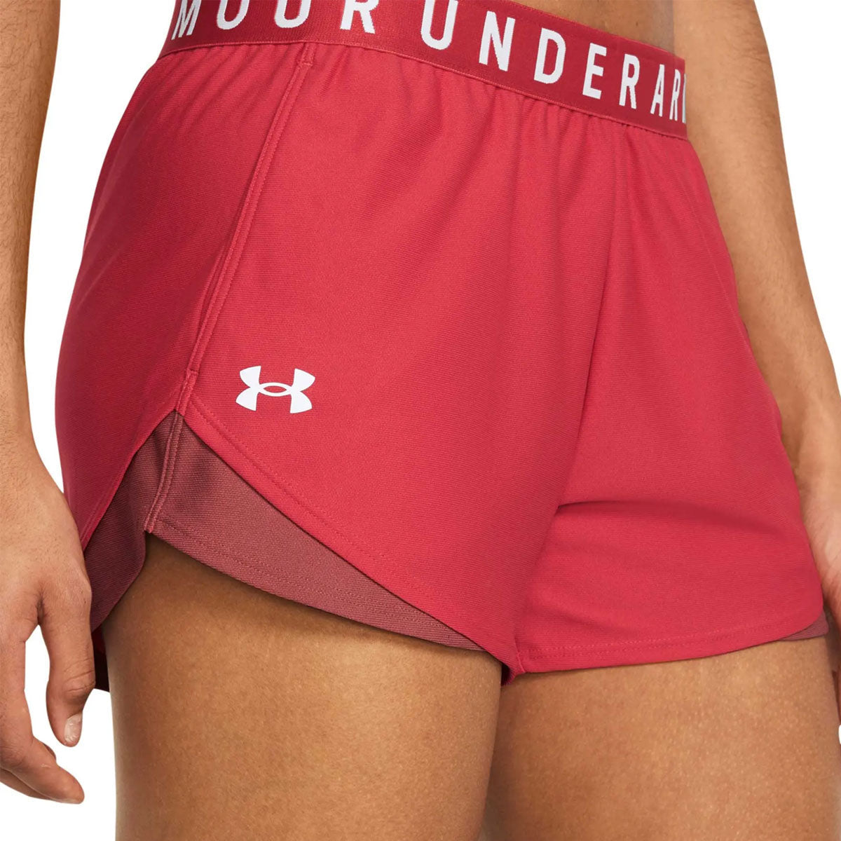 Under Armour Play Up 3.0 Shorts - Womens - Red Solstice