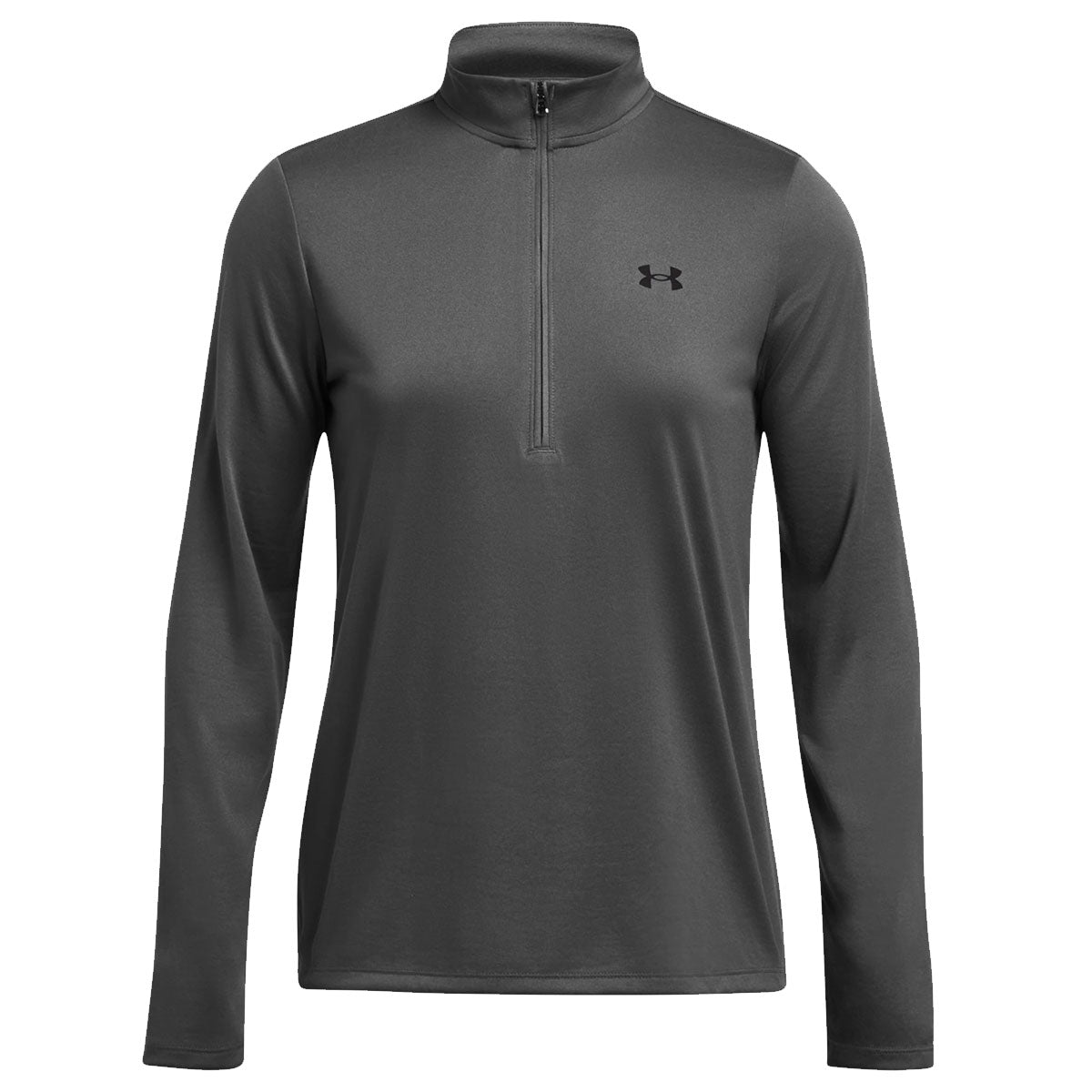 Under Armour Tech 1/2 Zip Solid Top - Womens - Castlerock/Black