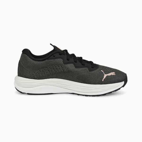 Puma Velocity Nitro 2 Trainers Womens Black Rose Gold McKeever Sports UK