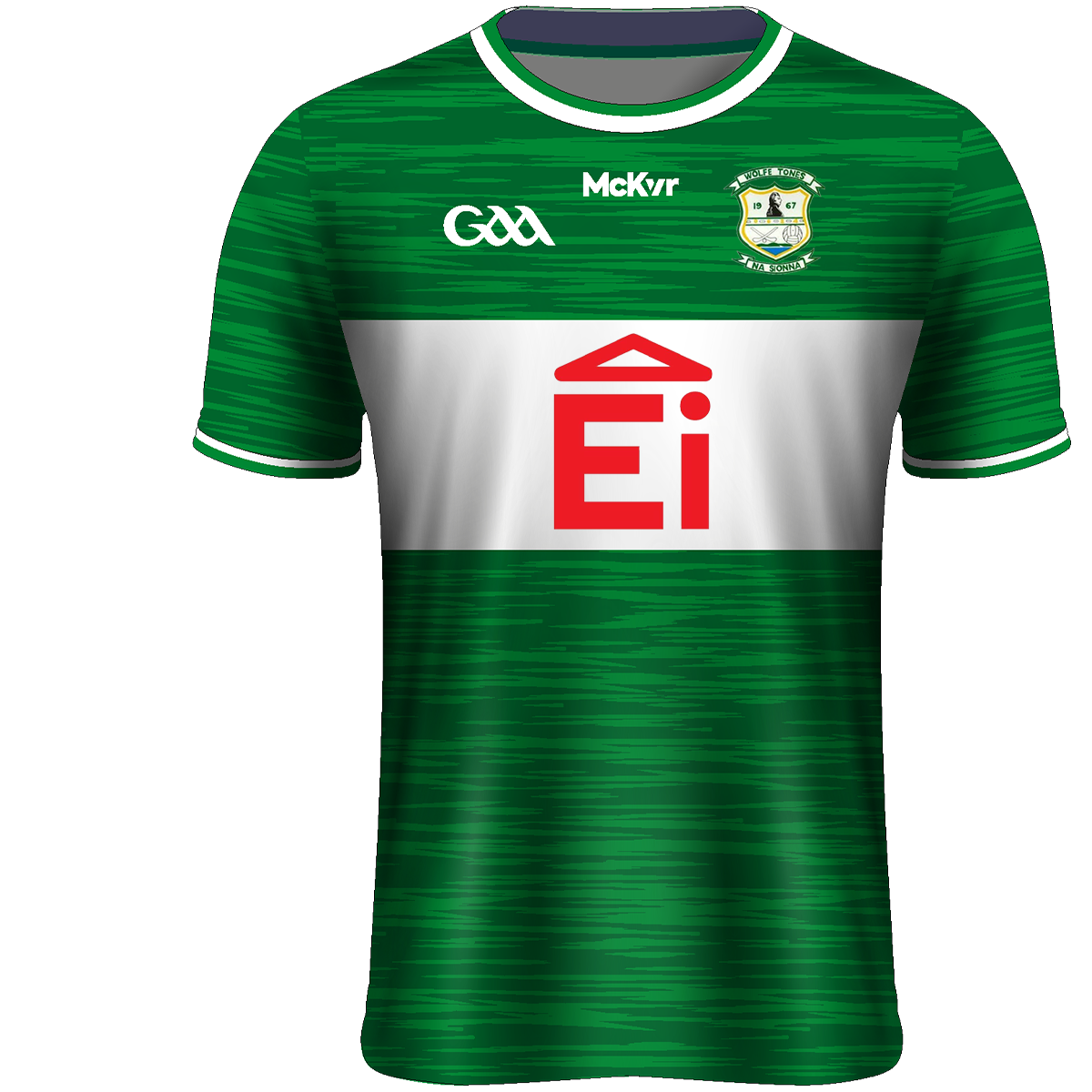 McKvr Wolfe Tones Na Sionna - Clare Home Jersey - Womens - Green