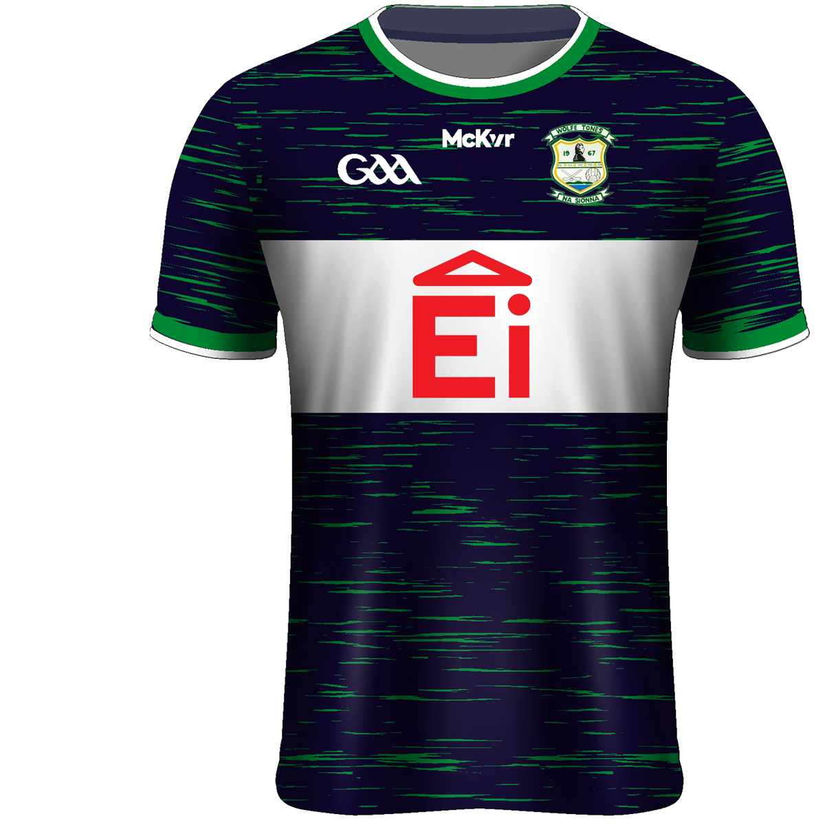 McKvr Wolfe Tones Na Sionna - Clare Goalkeeper Jersey - Youth - Navy