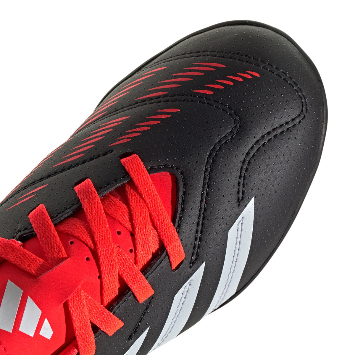 adidas Predator Club Turf Football Boots - Youth - Black/Red