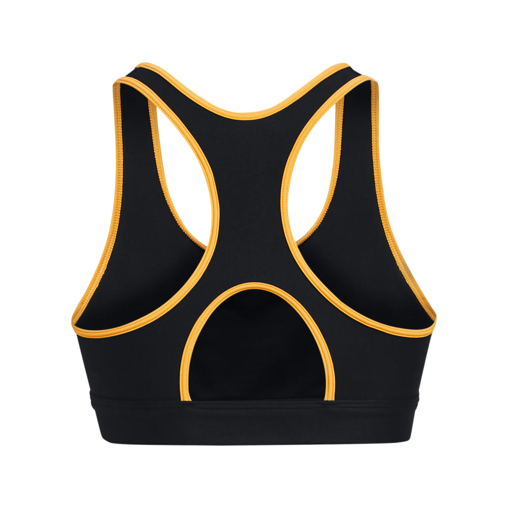 Under Armour HeatGear Armour Mid Padless Sports Bra - Womens - Black/Rise
